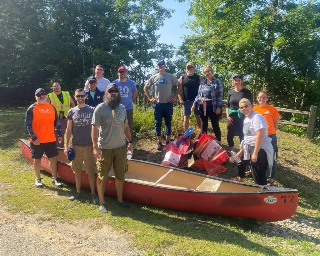 clean up group Muskegon River